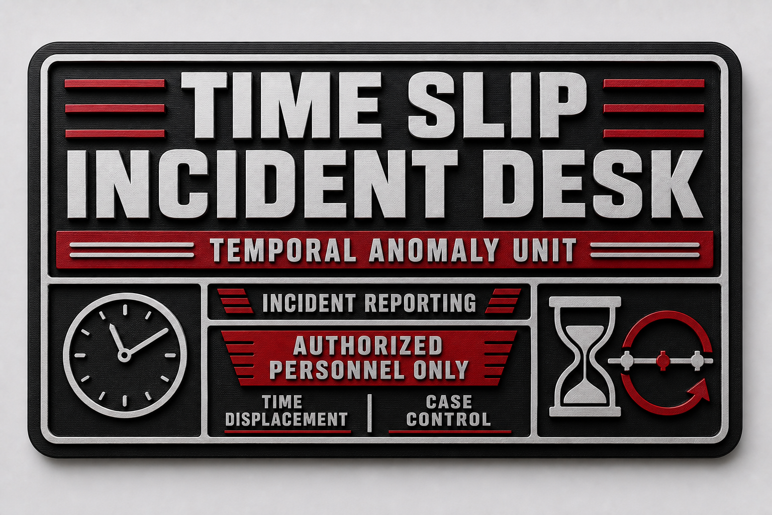 Time Slip Incident Desk