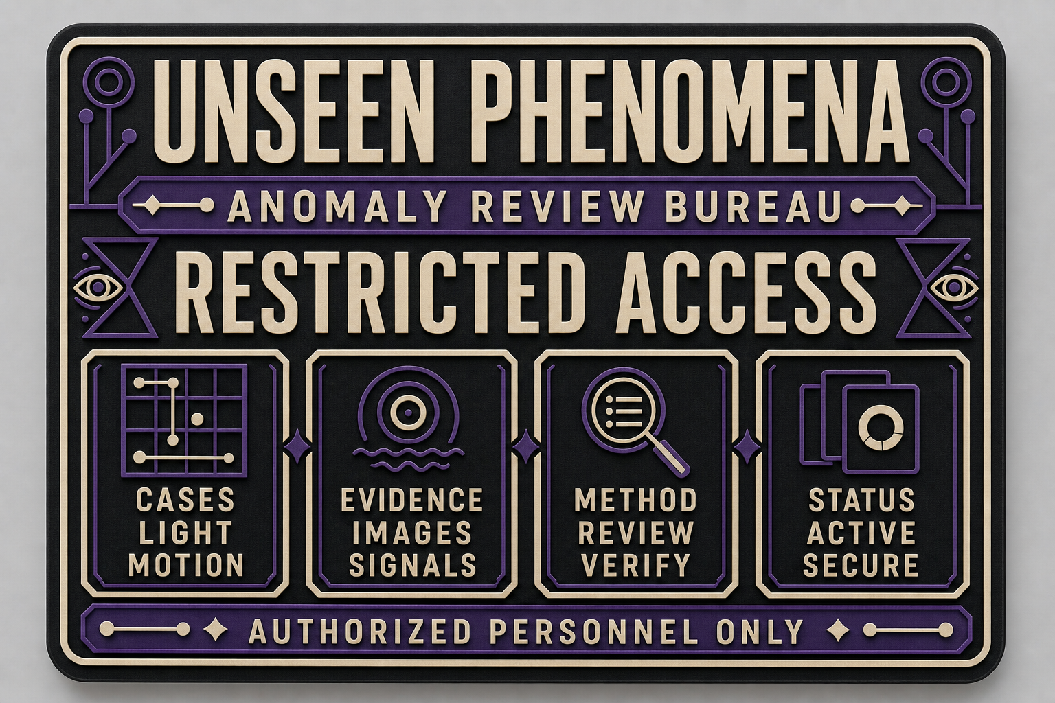 Unseen Phenomena Bureau