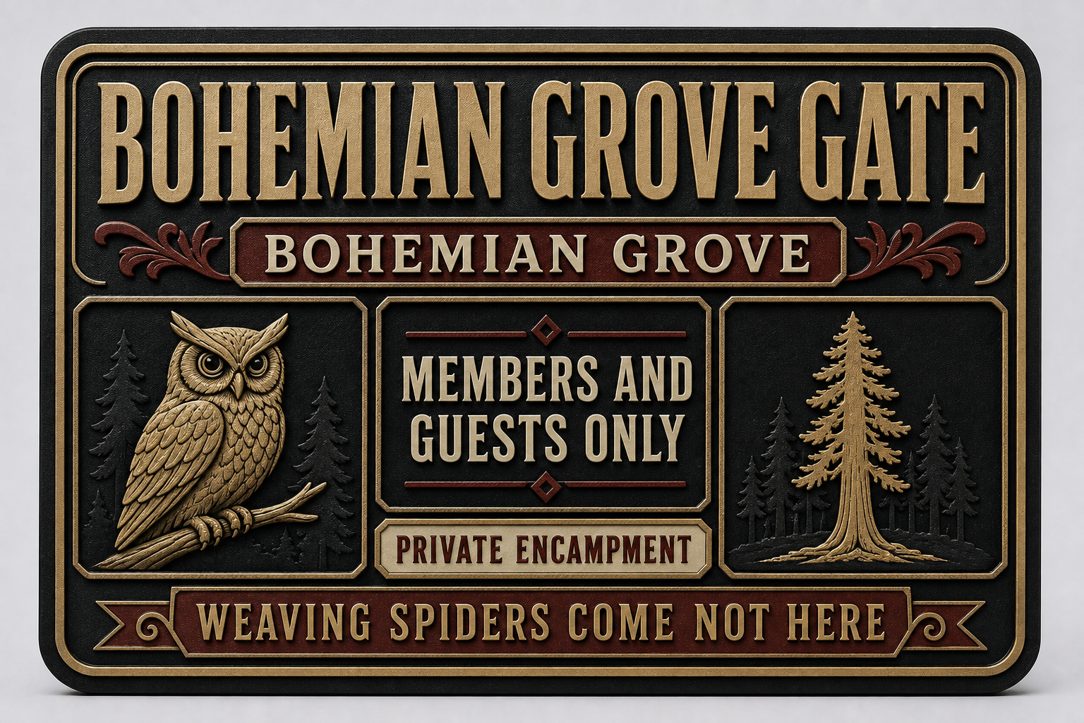 Bohemian Grove Gate