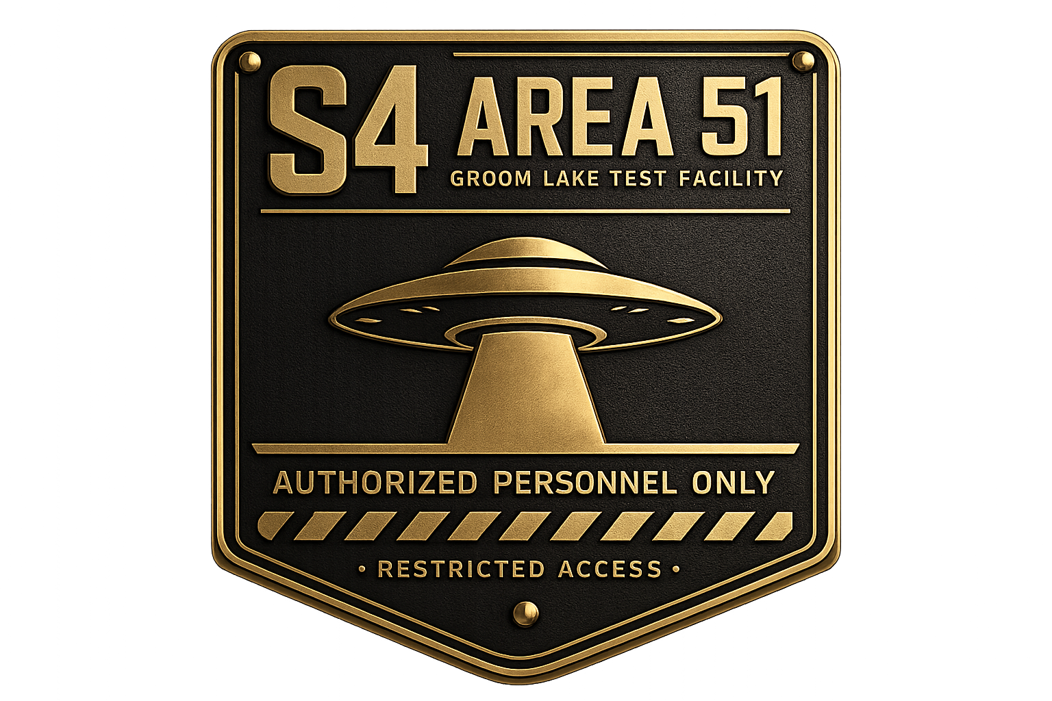 S4 Area 51 Shield Sign