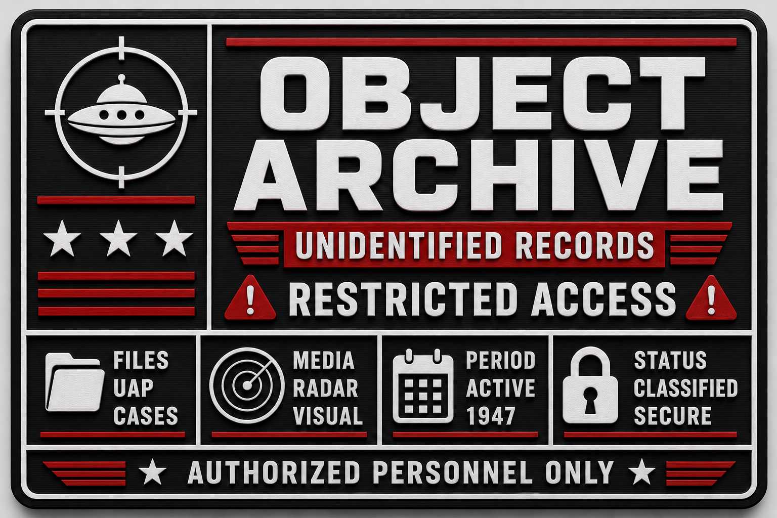 Unidentified Object Archive